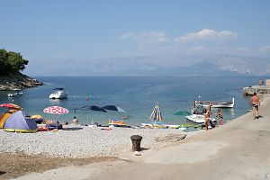 Nábřeží a pláž