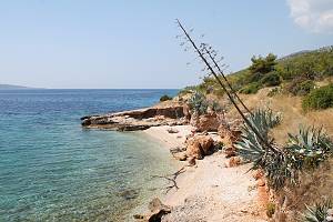 Pláže poskytují soukromí