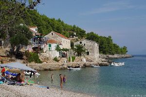 Jedna ze dvou pláží