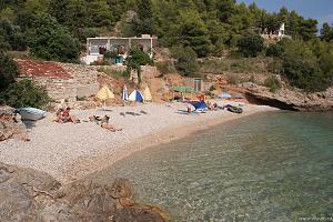 Jedna ze dvou pláží