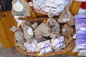 Polštářky se sušenou levandulí