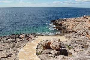 Upravený vstup do vody