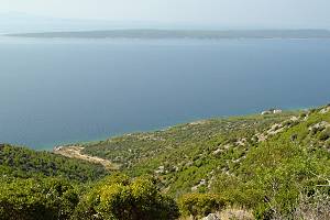 Vyhlídka z cesty do jeskyně