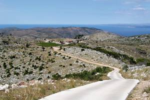 Pohled ze závěrečného stoupání